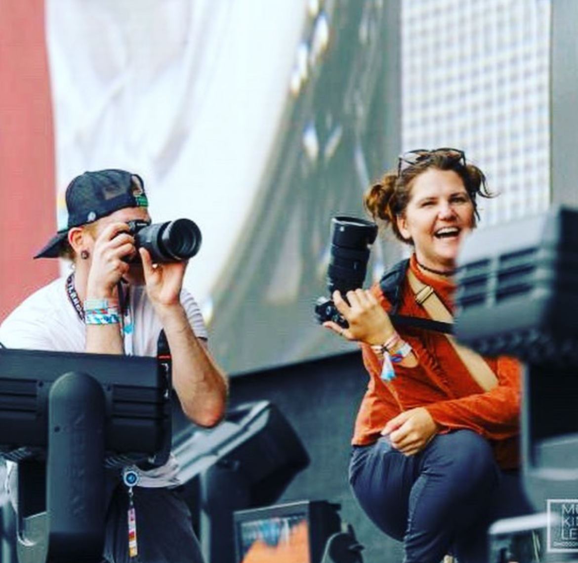 Tara Lenehan at BottleRock during her first People Magazine editorial photography assignment